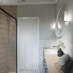łazienka w stylu modern classic - dom w Chojnicach