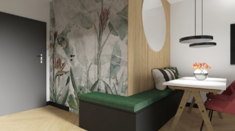 kawalerka w Chojnicach - urban jungle