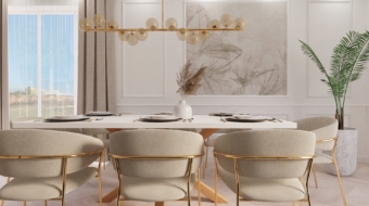 jadalnia modern classic-projektant wnętrz pomorskie